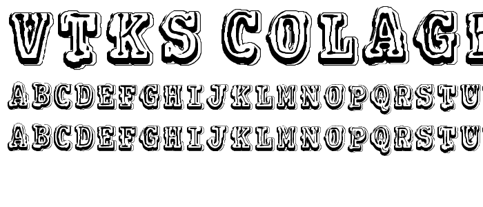 VTKS COLAGEM font